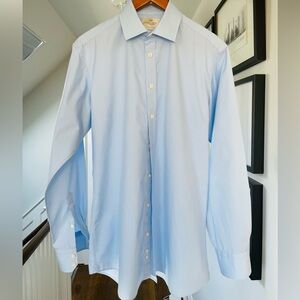 Hawes & Curtis Blue Dress Shirt, Slim fit, collar 16